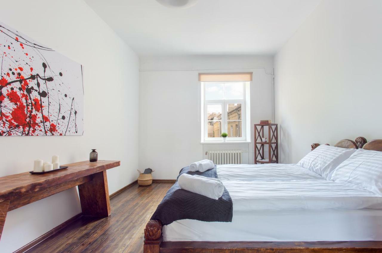 New Quiet Cozy City Center Apartment VNO Kültér fotó